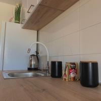 Kuchyň nebo kuchyňský kout v ubytování Apartman Luka