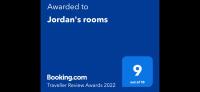 The floor plan of Jordan's rooms