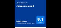 Jordans rooms 4 tanúsítványa, márkajelzése vagy díja
