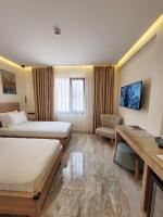 Postel nebo postele na pokoji v ubytování Dna Hotel Dalyan