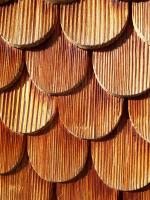 a close up of a brown wooden wall at Fernblick Frühstückspension in Schoppernau