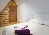 Posteľ alebo postele v izbe v ubytovaní Apartament Bajkowy & Dwupoziomowy Krzesany