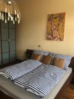 Postel nebo postele na pokoji v ubytování Byt s krásnou vyhlídkou na hotel Imperial