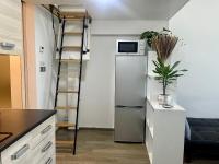 Kuchyň nebo kuchyňský kout v ubytování VIT Apartment - Free Parking - O2 Arena
