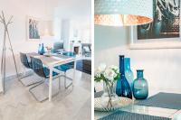 The floor plan of SAT2 - Modern 2 bedroom apartment with ocean view
