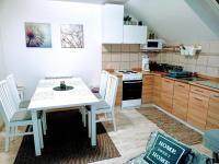Kuchyň nebo kuchyňský kout v ubytování Apartmán Romanna