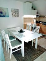 Kuchyň nebo kuchyňský kout v ubytování Apartmán Romanna