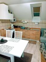 Kuchyň nebo kuchyňský kout v ubytování Apartmán Romanna