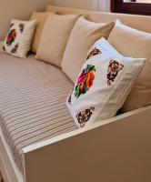 A bed or beds in a room at Kyano seaview