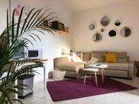 Część wypoczynkowa w obiekcie Gite cosy 25 min Lyon Vienne St Etienne