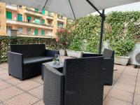 A seating area at Bright Terrace in Milano