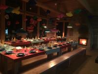 Jídlo v prázdninového domu nebo okolí