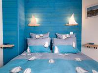 Posteľ alebo postele v izbe v ubytovaní Beautiful apartment with sea views