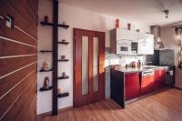Kuchyň nebo kuchyňský kout v ubytování Apartmány Domino