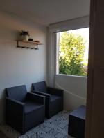 Część wypoczynkowa w obiekcie MARSEILLAN-PLAGE Appartement Coeur de sable