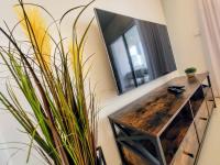 TV a/nebo společenská místnost v ubytování Premium Ferienwohnung: Allegra - Alba - Residential
