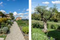 O grădină în afara Agriturismo Merigge Wellness & Spa Montepulciano