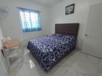 Postel nebo postele na pokoji v ubytování Apartamento amueblado en Santiago, Res Blue Amber, 2 habitaciones
