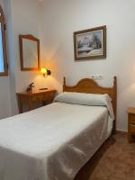 Posteľ alebo postele v izbe v ubytovaní Hotel Meson Fuente del Pino