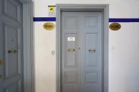 The floor plan of Rhome Guest House