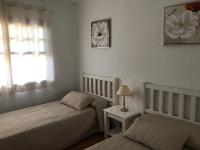 Postel nebo postele na pokoji v ubytování Royal park albatros bonito apartamento Golf del Sur