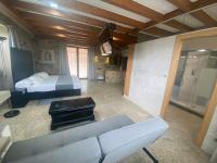 Postel nebo postele na pokoji v ubytování Hotel Rural Finca Aldeola