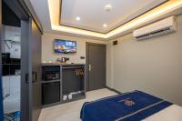 A television and/or entertainment centre at Hotel California