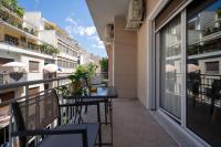 A balcony or terrace at Exclusive apartment in the heart of Athens