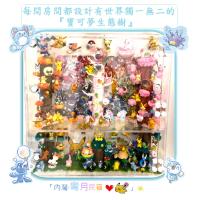 a display case filled with lots of stuffed animals at Wan-Yue B&amp;B in Hengshan