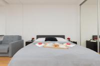 Posteľ alebo postele v izbe v ubytovaní Apartments The View by Noclegi Renters