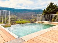 Plán poschodí v ubytovaní Gites en Ardèche avec Piscine et vue magnifique sur la vallée