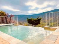 Plán poschodí v ubytovaní Gites en Ardèche avec Piscine et vue magnifique sur la vallée