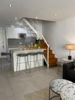 Kuchyň nebo kuchyňský kout v ubytování Duplex con encanto en Paseo Maritimo de Marbella