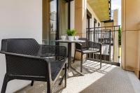 Balkón alebo terasa v ubytovaní VacationClub - Baltic Park Fort Apartament G.209