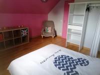 Posteľ alebo postele v izbe v ubytovaní Maison de la foret