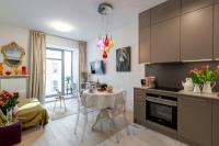 Kuchyňa alebo kuchynka v ubytovaní Apartament Wenecja Romantyczna - Młyn Maria - Art Apartments