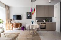 Kuchyňa alebo kuchynka v ubytovaní Apartament Wenecja Romantyczna - Młyn Maria - Art Apartments