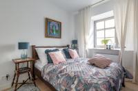 Posteľ alebo postele v izbe v ubytovaní Apartament Wenecja Romantyczna - Młyn Maria - Art Apartments