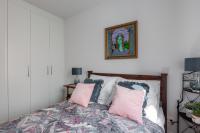 Posteľ alebo postele v izbe v ubytovaní Apartament Wenecja Romantyczna - Młyn Maria - Art Apartments