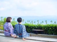 旅館の近くで見られる自然の景観
