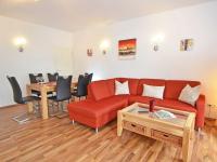 Posezení v ubytování Villa Strandidyll Wohnung 9