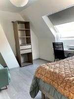 Posteľ alebo postele v izbe v ubytovaní Vive la vie - maison de famille à Mers proche mer