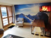 Posedenie v ubytovaní Appartement 6/7 personnes pied des pistes à Plagne centre