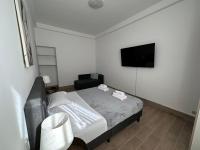 Postel nebo postele na pokoji v ubytování Art Atelier Apartments