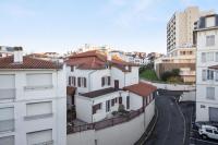 a view of a city with buildings and a street at Large studio with balcony at the heart of Biarritz - Welkeys in Biarritz