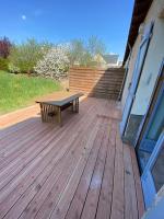 Balkón alebo terasa v ubytovaní Maison ancienne rénovée Bord de loire
