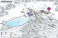 Plan piętra w obiekcie Super-besse Résidence Le lac bleu Serviére Chez Lorenzo et Séverine