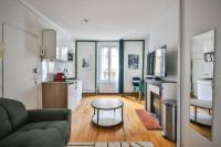 Kuchyňa alebo kuchynka v ubytovaní 21#Studio 2Pers#Sèvres-Lecourbe#Necker