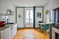 Kuchyňa alebo kuchynka v ubytovaní 21#Studio 2Pers#Sèvres-Lecourbe#Necker