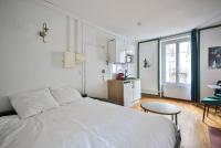 Posteľ alebo postele v izbe v ubytovaní 21#Studio 2Pers#Sèvres-Lecourbe#Necker